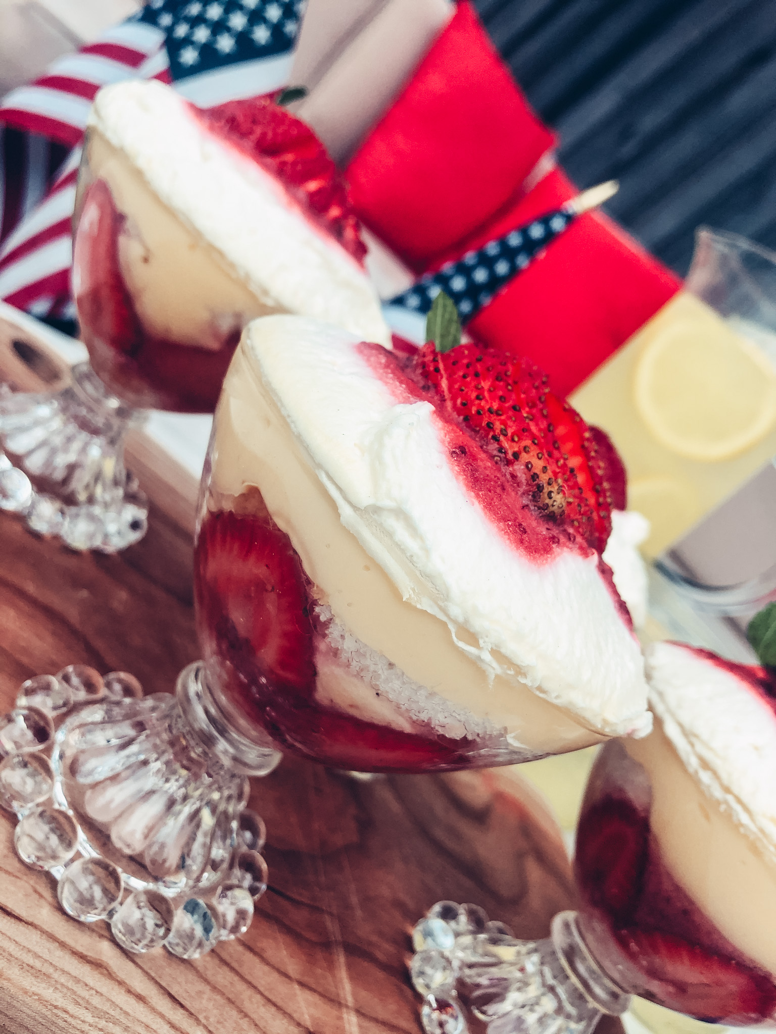 Quick And Easy Strawberry Shortcake Trifle - The Bonus Space